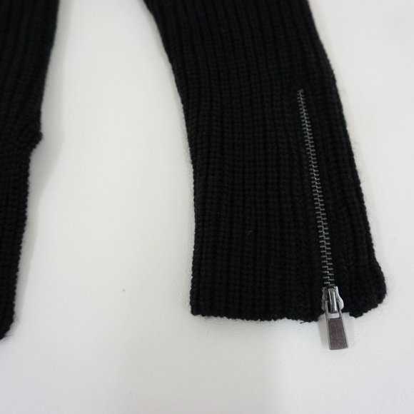 Bar III Zip Cuff Choker Neck Sweater Pullover XXS - Picture 5 of 8